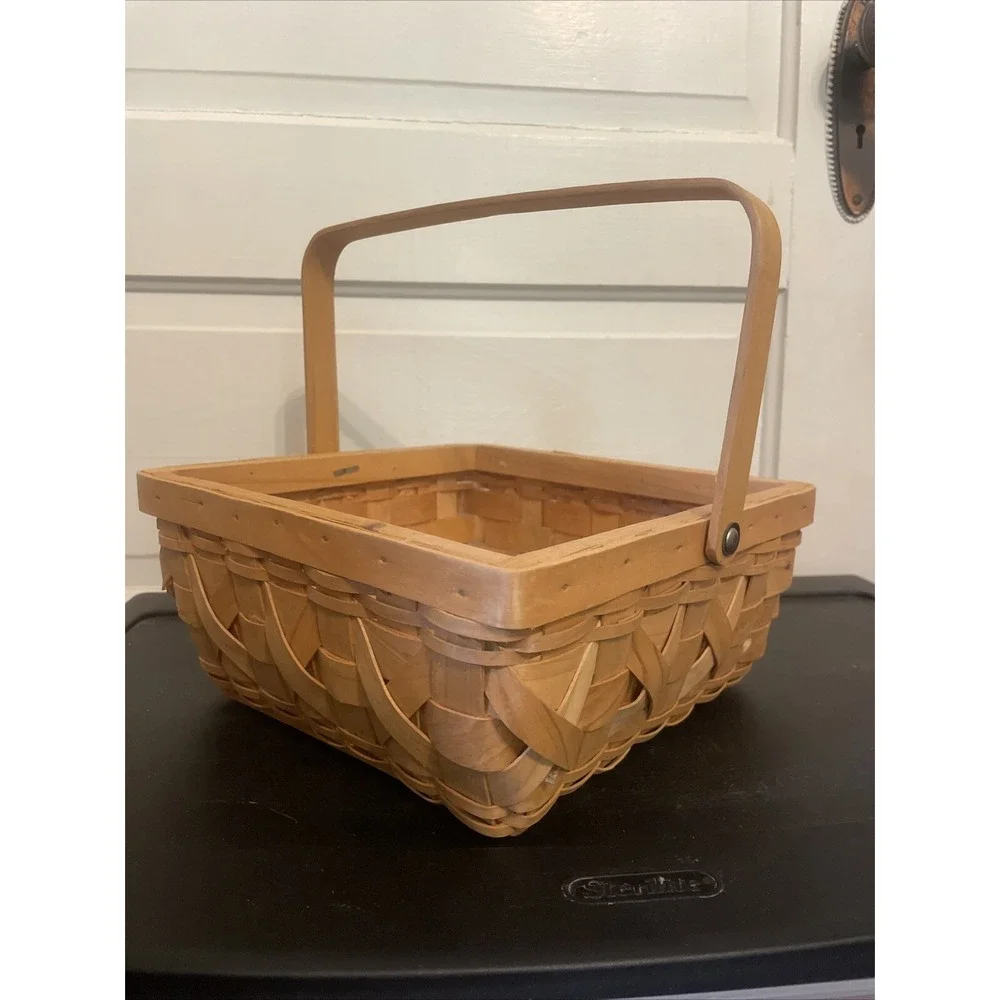 Woven Maple Wood Basket 10